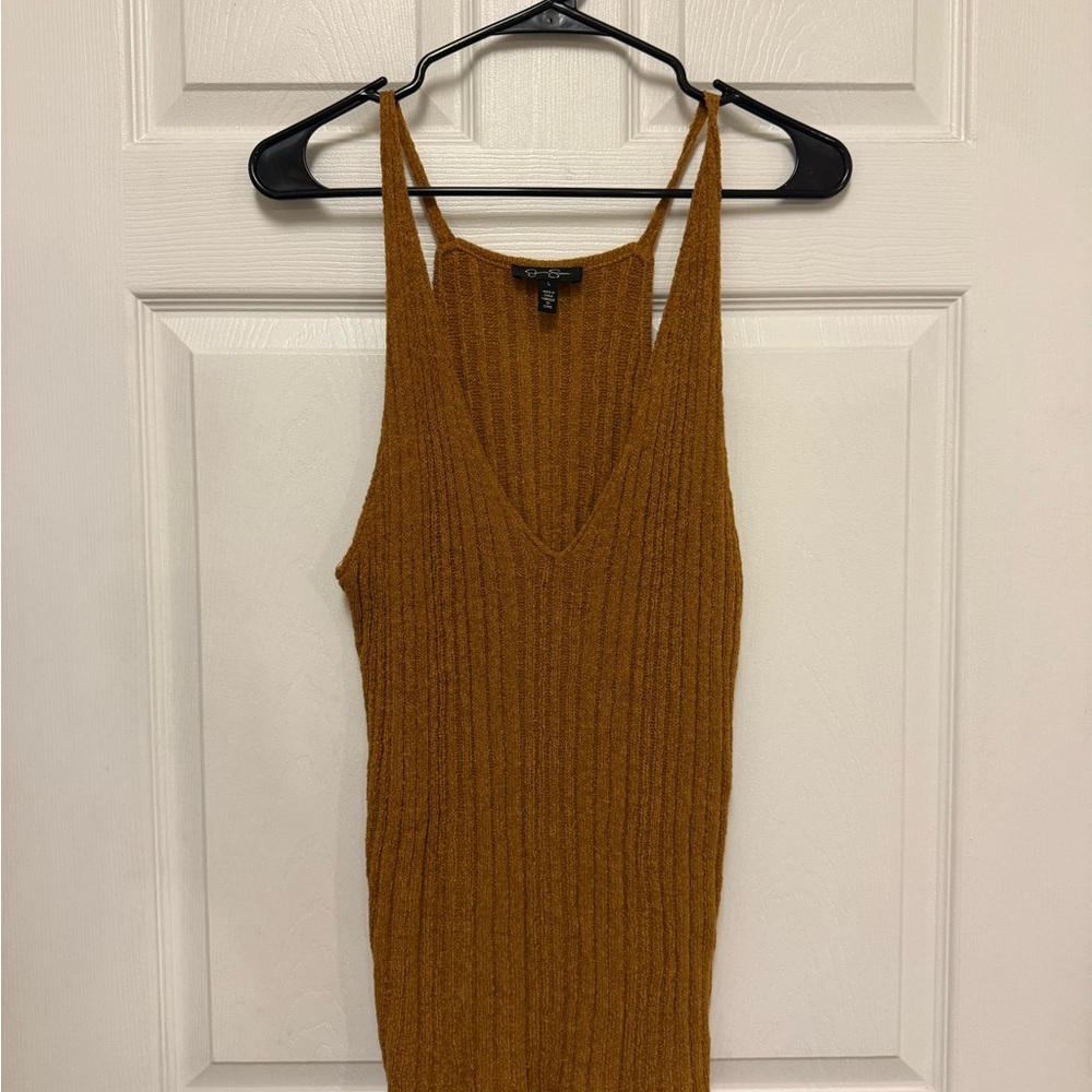 Jessica Simpson Tank Top Womens Size Large Copper Sleeveless New